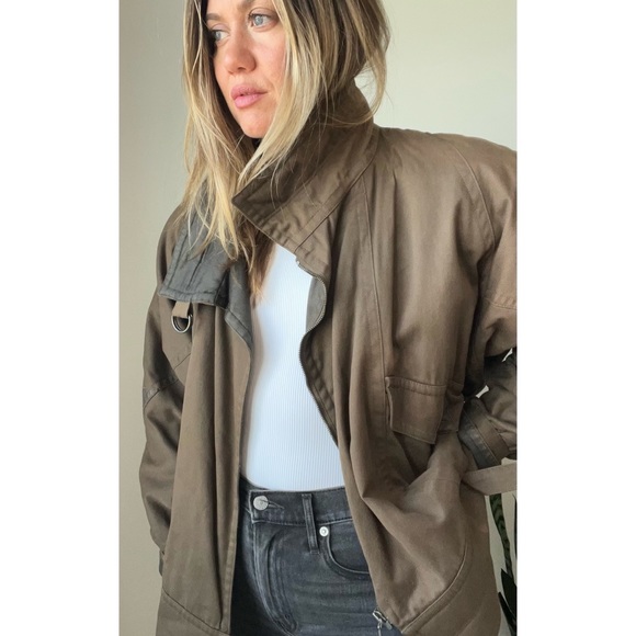 SOLD// Vintage Cotton Motorcycle Jacket - Picture 3 of 10